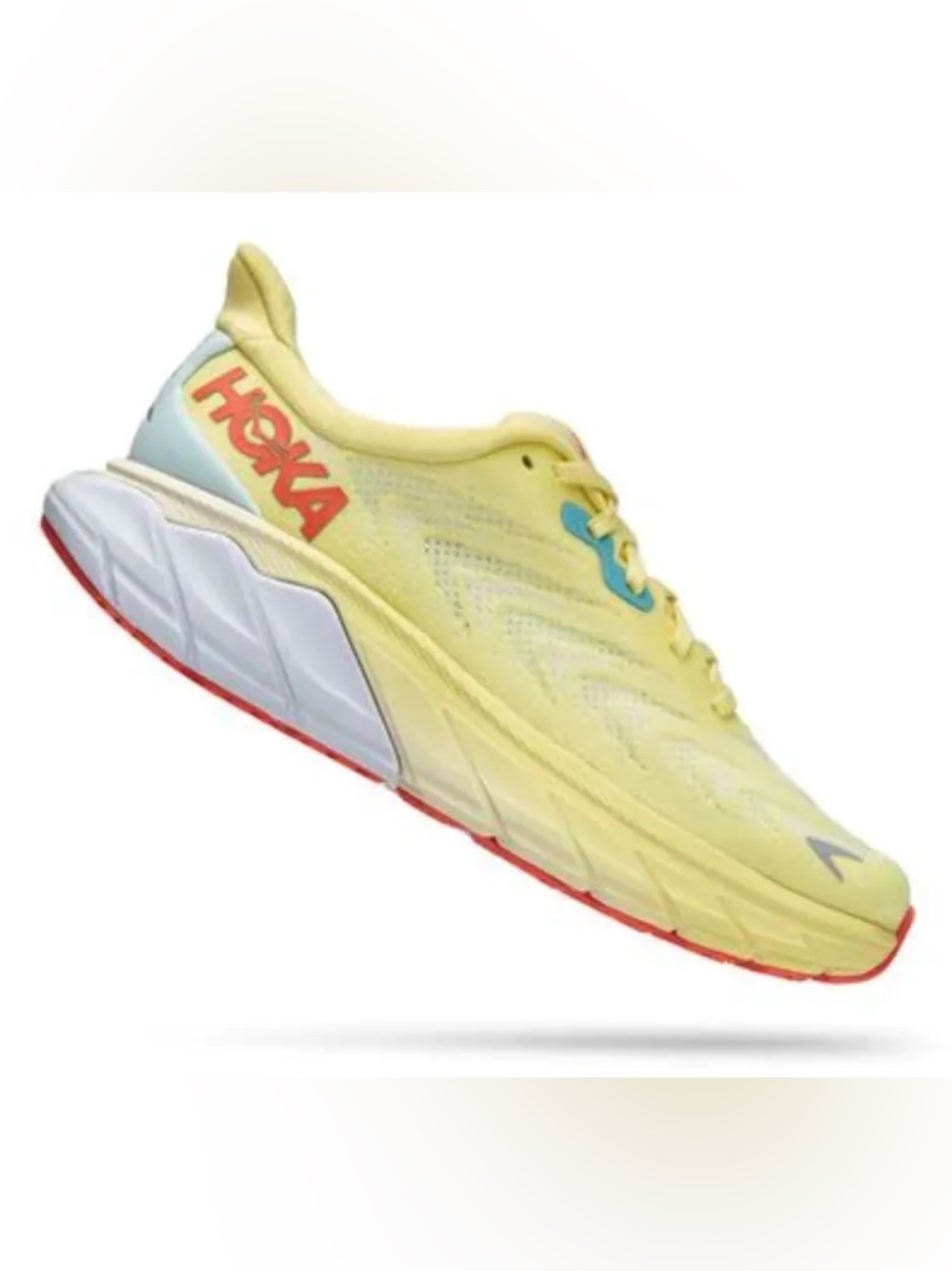 Hoka | Women's ‘Yellow Pear Sweet Corn’ Arahi 6 Lace Up Running Shoes Size 9B
